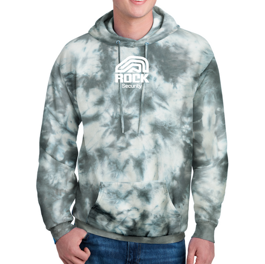 Rock Security Crystal Tie-Dye Pullover Hoodie